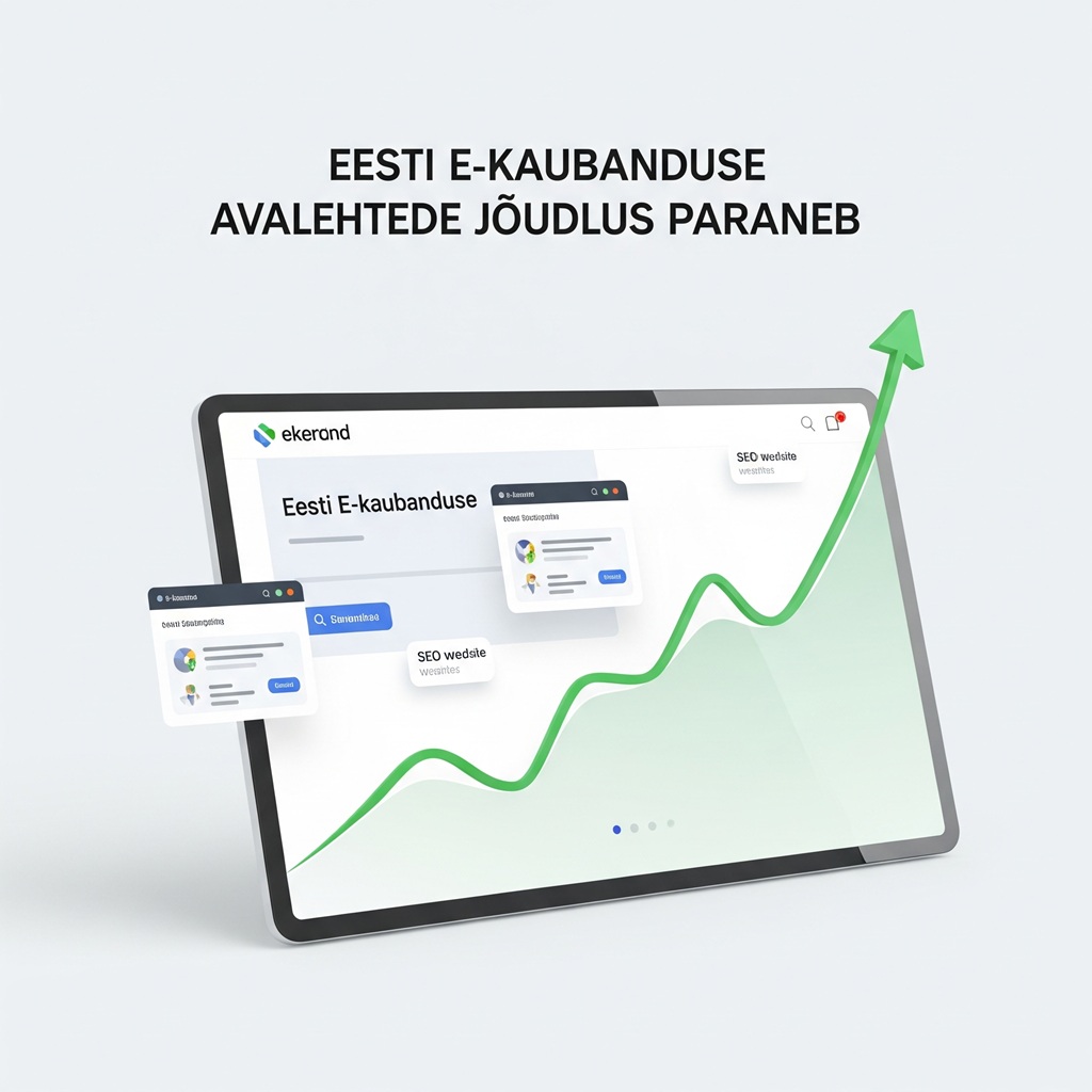 Eesti e-kaubanduse veebilehtede jõudlus paraneb